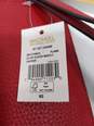 Michael Kors Jet Set Charm Red Leather Zip Clutch Bag NWT image number 4