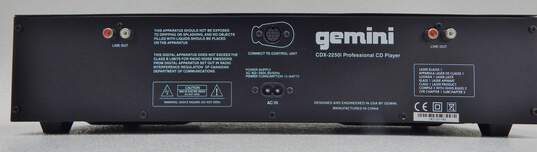Gemini Brand CDX-2250i Model Professional CD Player and Control Unit image number 5