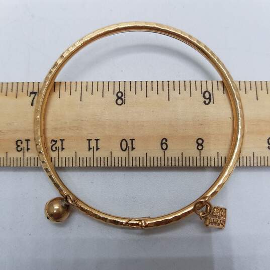 14K Gold Tubular Raddle Bracelet 5.0g image number 5