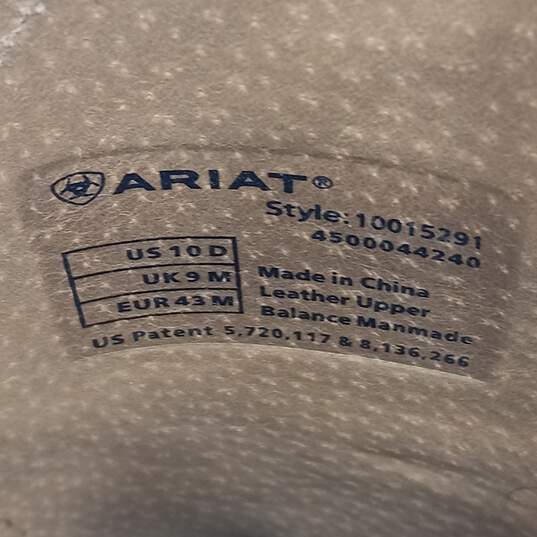 Men's Black Ariat Boots Size 10 W/ Box image number 9