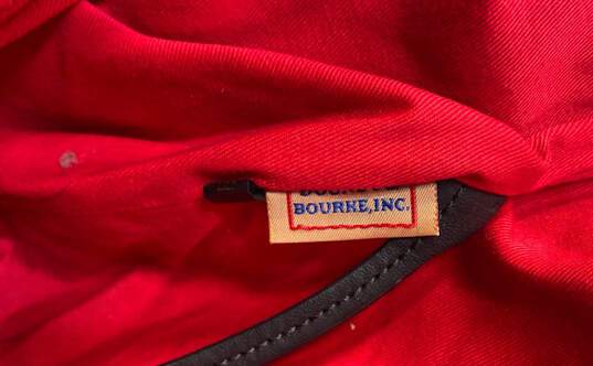 Dooney & Bourke Monogrammed Shoulder Bag Black, Beige image number 6