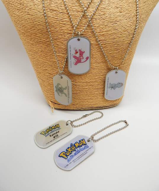 Collectible Pokemon Dog Tag Necklaces & Keychains image number 1