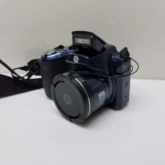 GE X500 16MP 15x Wide Zoom Digital Camera Blue image number 1