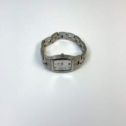 Designer Fossil ES-1053 Silver-Tone Stainless Steel Quartz Analog Wristwatch
