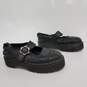 Dr. Martens Addina Flower Buckle Leather Platform Shoes Size 6 image number 1