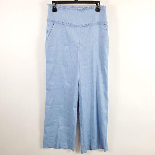 Express Women Sky Blue High Rise Pants Sz 8R NWT image number 1