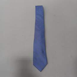 Michael Kors Blue Square Pattern Necktie