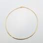 14K Gold 17in Omega 3mm Chain Choker 14.3g image number 5