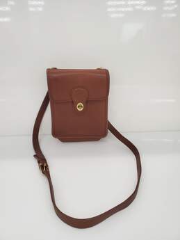 Women Coach Vintage Brown Crossbody Bag used