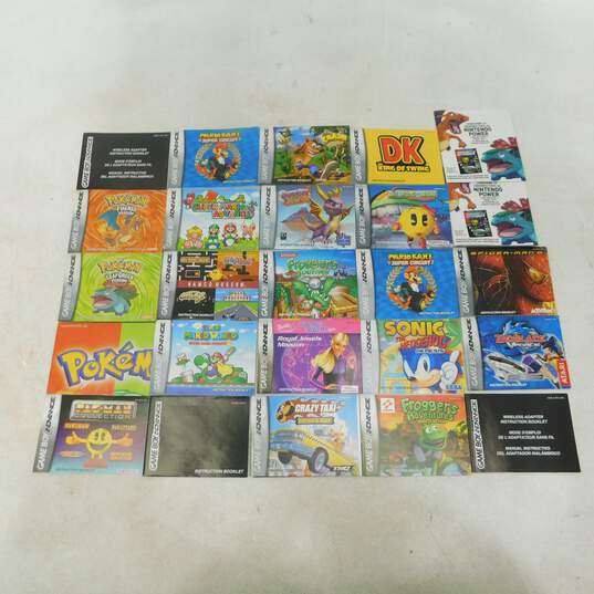Bundle Of Nintendo Gameboy Advance Manuals image number 1