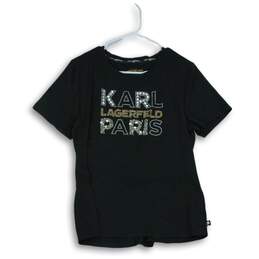 Karl Lagerfeld T-Shirt Black Size L
