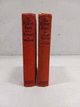 Pair of Vintage Rover Boys Hardcover Books