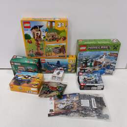 Lot of 6 Lego Building Toy Sets & Pieces & 1 Mega Bloks Pack