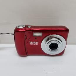 Vivitar ViviCam T324 12.1 MP Compact Digital Camera Red