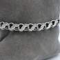 K Sterling Silver Unique Link 8 1/2 Inch Bracelet 14.9g image number 2