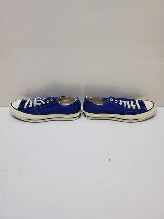 Converse Chuck Canvas Shoes Low Sneakers Rush Blue Sz 8.5 image number 4