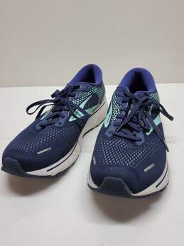 Brooks Ghost Blue Lace Up Athletic Sneakers Size 13