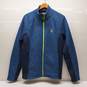 Spyder Men's Blue & Lime Foremost Constant Core Full Zip Sweater Sz M image number 1