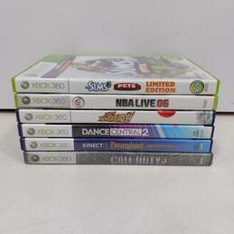 Bundle of 6 Xbox 360 Video Games (2 Kinect Games)