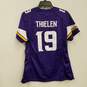 Mens Purple Minnesota Vikings Adam Thielen #19 Football NFL Jersey Size L image number 2