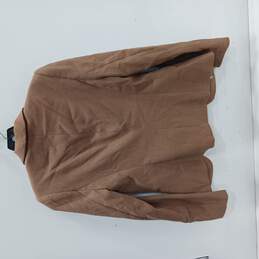 Women's Brown Suit Jacket Sz 0 NWT alternative image