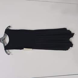 Boston Proper Women's Black Pleated V-Neck Asymmetrical Hem Dress Size XS NWT alternative image