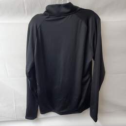 Polar Seal Black Quarter Zip Activewear Heated Sweatshirt Womens Size L alternative image