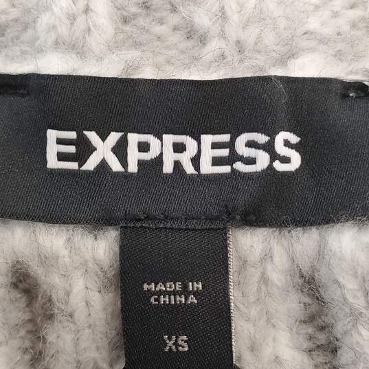 Express Women Grey Sweater Dress XS NWT image number 3