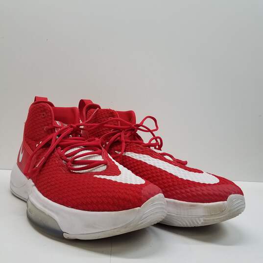 Nike Zoom Rize TB Team Red Athletic Shoes Men's Size 16 image number 3