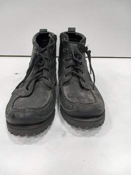 Timberlands Men's Black Leather Boots Size 10 alternative image