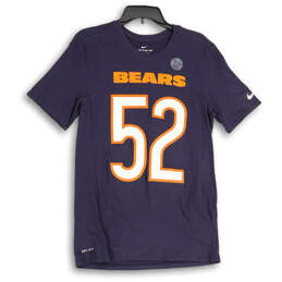 Mens Blue Orange Dri-Fit Chicago Bears #52 Mack NFL Jersey Size L