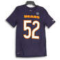 Mens Blue Orange Dri-Fit Chicago Bears #52 Mack NFL Jersey Size L image number 1