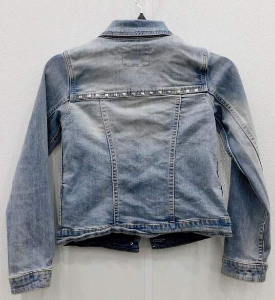 Levi Strauss Girl's Jean Jacket With Metal Studs Yr 10/12 Size Medium image number 3