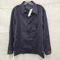 NWT Theory MN's Dark Navy Blue Baltic Portland Wool Shirt Size M image number 1