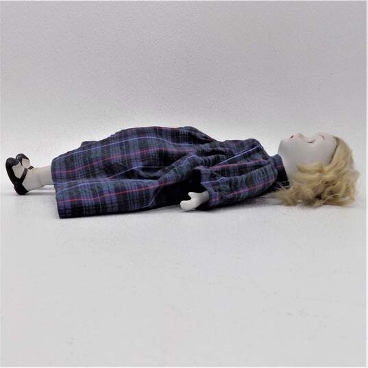 Vntg Retired Little Girl With Doll Porcelain Figurine image number 3