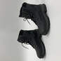 Mens Black Leather Faux Fur Waterproof Lace Up Hudson Snow Boots Size 11 image number 4