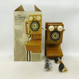 Crosley 1920s Country Wall Rotary Phone Replica Limited Edition CR91 IOB