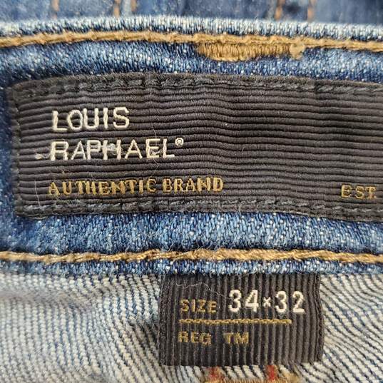 Louis Raphael Men Blue Jeans Sz 34X32 image number 3