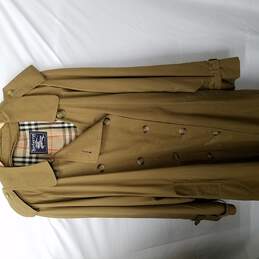 Burberry VTG Double Breasted Trench Coat MN 52 Long