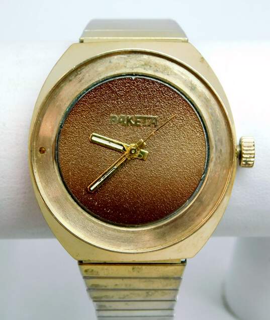 Vintage Raketa Soviet Wrist Watch - Missing Crystal 73.6g image number 1