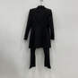 Womens Black Long Sleeve Peak Blazer And Pant Lapel 2 Piece Suit Size S image number 2