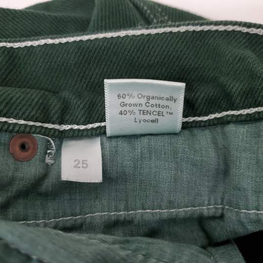 Reformation WM's Cowboy High Green Organic Cotton Jeans Size 25 x 25 image number 3