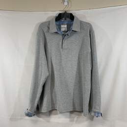 Men's Grey Tommy Bahamas Long Sleeve Shirt, Sz. L