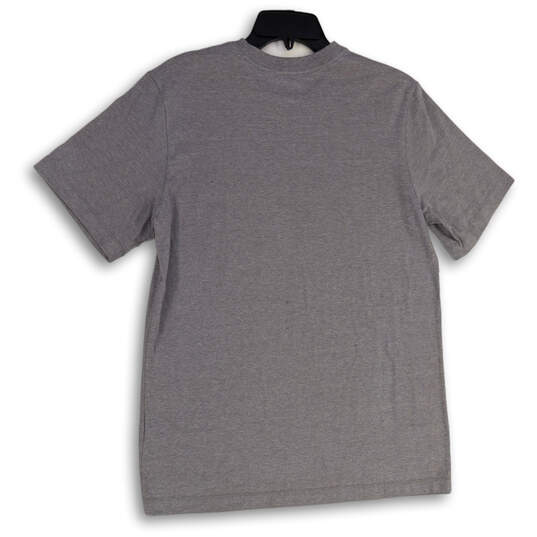 NWT Mens Gray Graphic Print Crew Neck Short Sleeve Pullover T-Shirt Size M image number 2