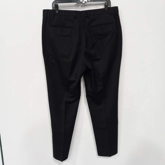Banana Republic Black Standard Fit Dress Pants Size 34X30 image number 2