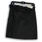 NWT Banana Republic Womens Black Elastic Waist Side Zip A-Line Skirt Size 4 image number 1