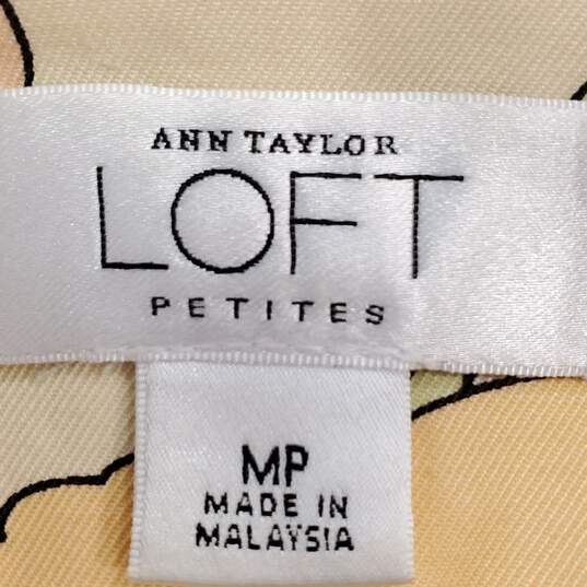 Ann Taylor Loft Women Floral Jacket Sz MP image number 6