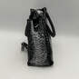NWT Womens Leather Blue Black Inner Pocket Detachable Strap Crossbody Bag image number 3