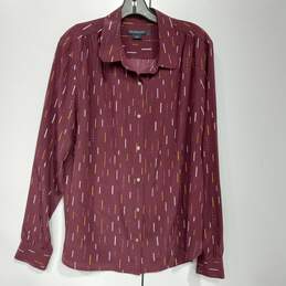 Women's Pendleton Silk Long-Sleeve Button-Up Shirt Sz L