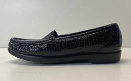 SAS Simplify Croc Embossed Loafers Black 6 alternative image